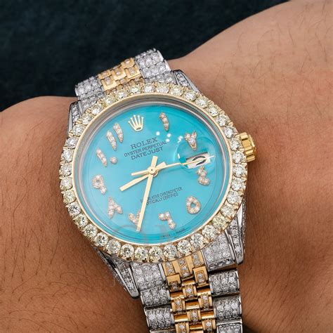 turquoise rolex datejust